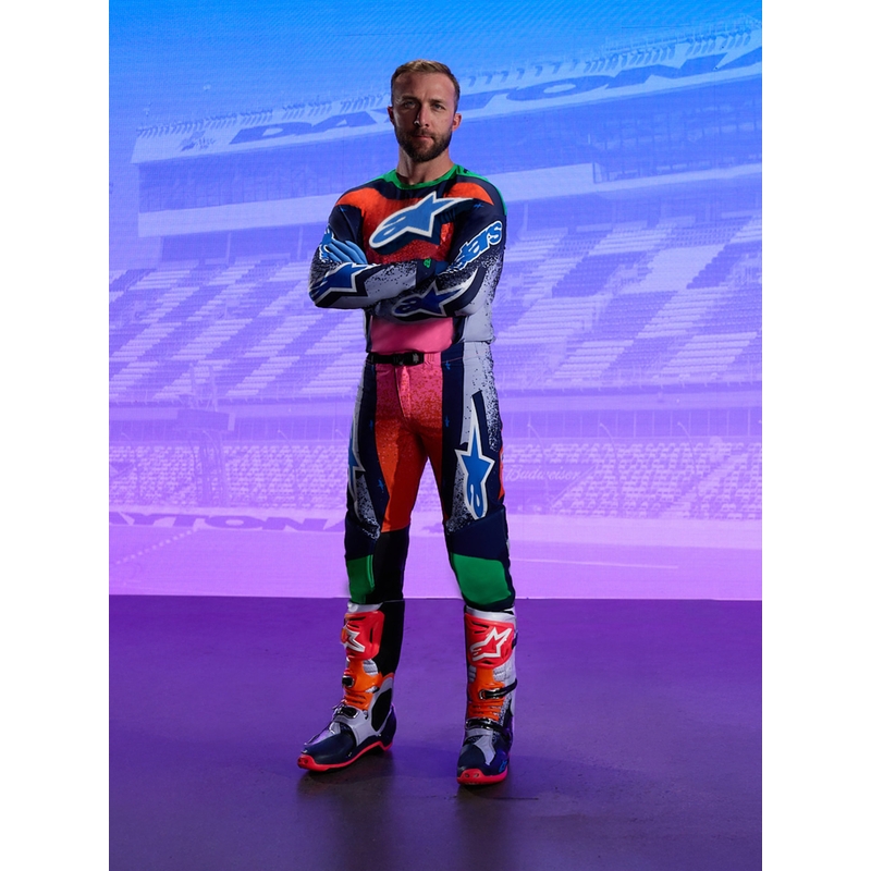 Φανέλα Alpinestars Supertech Limited Edition Records Motocross - Γκρι