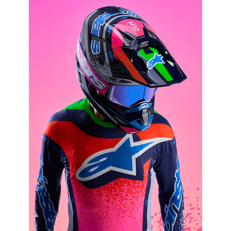 Κράνος Alpinestars Supertech S-M10 Limited Edition Records Motocross Γκρι