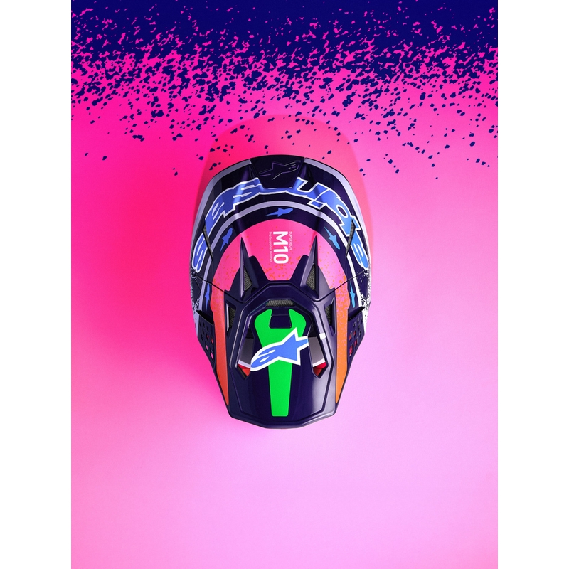 Κράνος Alpinestars Supertech S-M10 Limited Edition Records Motocross Γκρι