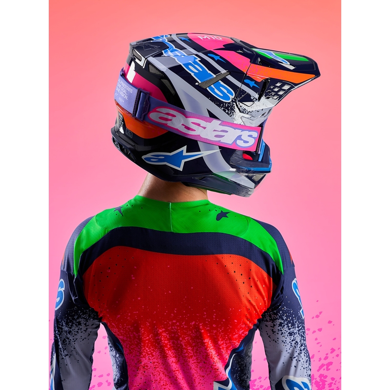 Κράνος Alpinestars Supertech S-M10 Limited Edition Records Motocross Γκρι