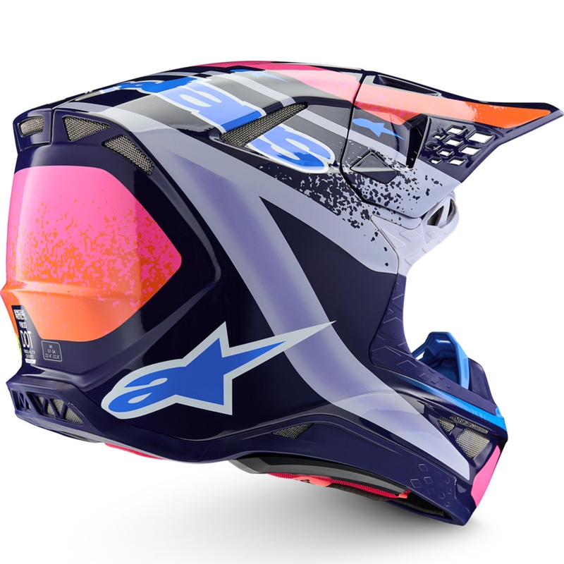 Κράνος Alpinestars Supertech S-M10 Limited Edition Records Motocross Γκρι