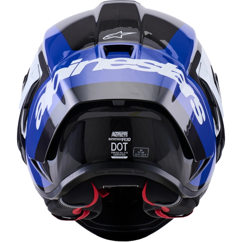 Κράνος μοτοσικλέτας Alpinestars Supertech R10 Arius full face μαύρο-μπλε-άσπρο