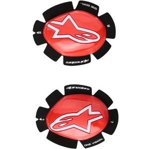 Συρόμενα Alpinestars GP Plus 2 τεμάχια κόκκινο-λευκό