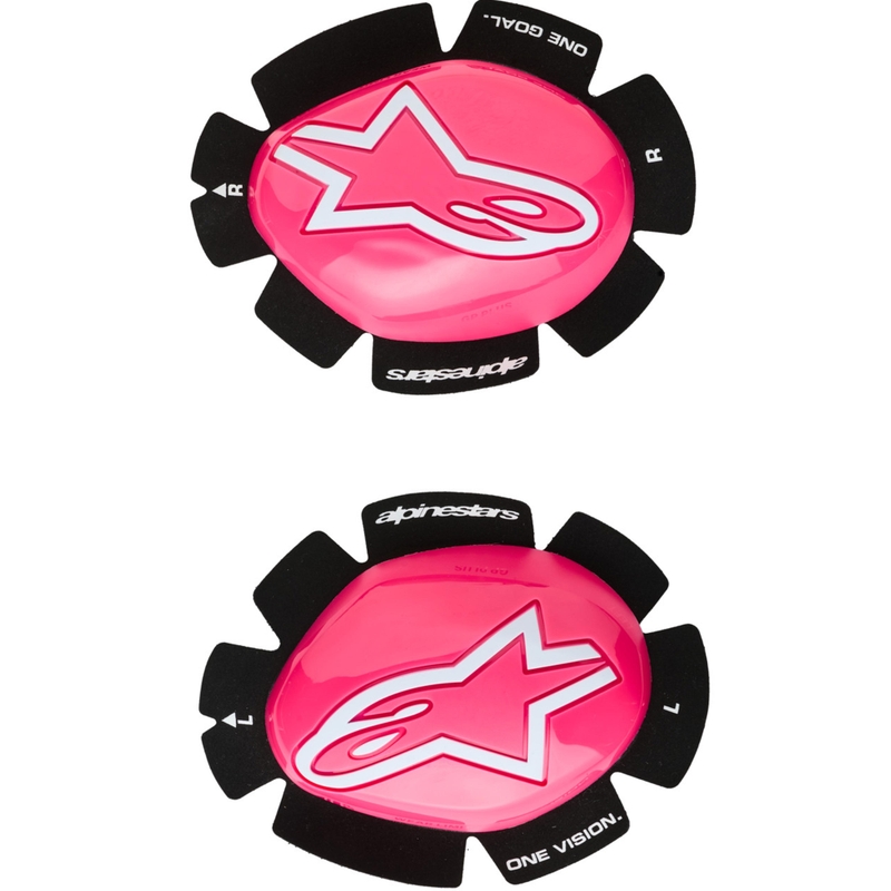 Sliders Alpinestars GP Plus 2 τεμάχια fluorescent ροζ-λευκό