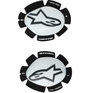 Συρόμενα Alpinestars GP Plus 2 τεμάχια λευκό-μαύρο