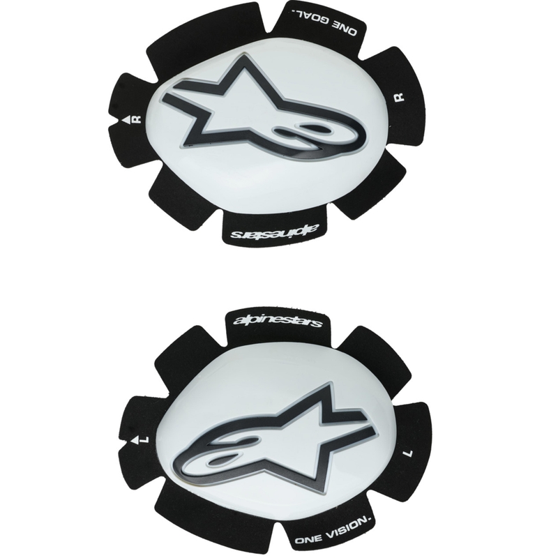 Συρόμενα Alpinestars GP Plus 2 τεμάχια λευκό-μαύρο