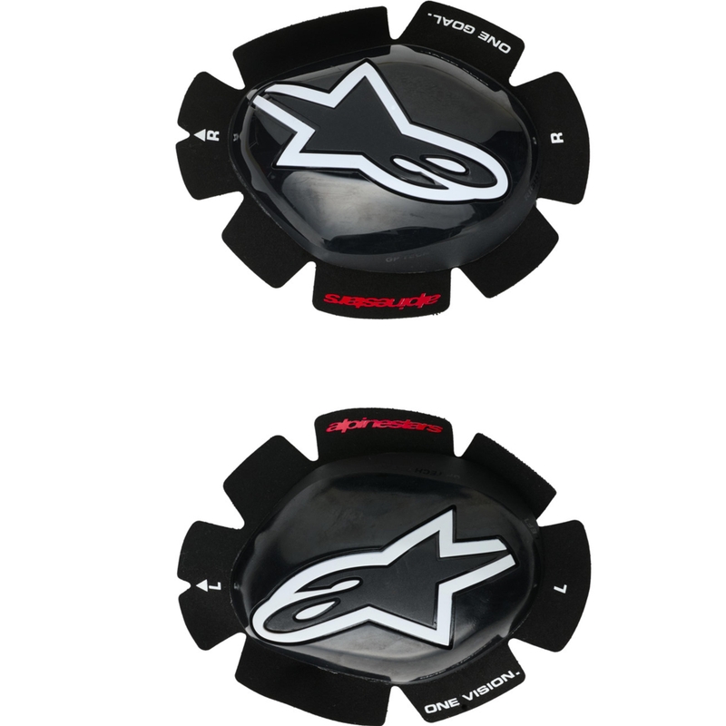 Παντόφλες Alpinestars GP Tech για γόνατα μαύρο-λευκό