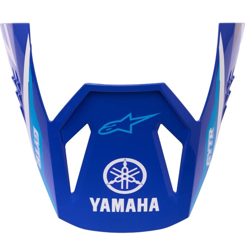 Ζελατίνα κράνους μοτοσικλέτας Alpinestars S-M3 Yamaha collection μπλε-λευκό