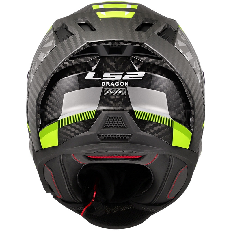 Integral κράνος μοτοσικλέτας LS2 FF807 Dragon Trax fluo κίτρινο