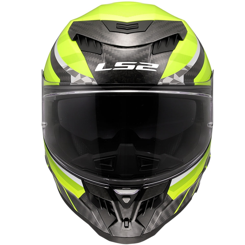 Integral κράνος μοτοσικλέτας LS2 FF807 Dragon Trax fluo κίτρινο