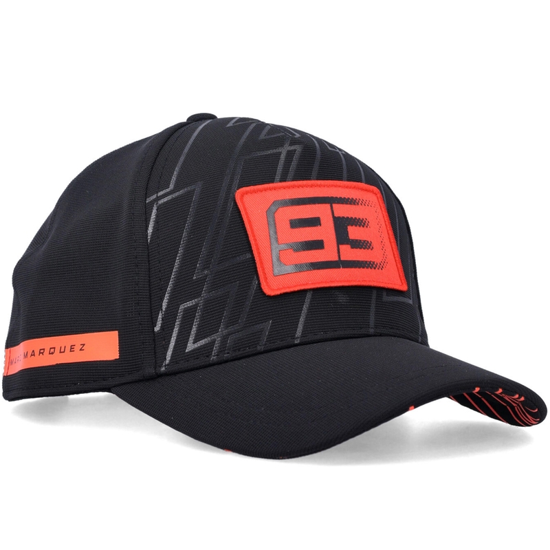 Τεχνικό Καπέλο Μπέιζμπολ Ducati Marc Marquez 93 Patch μαύρο