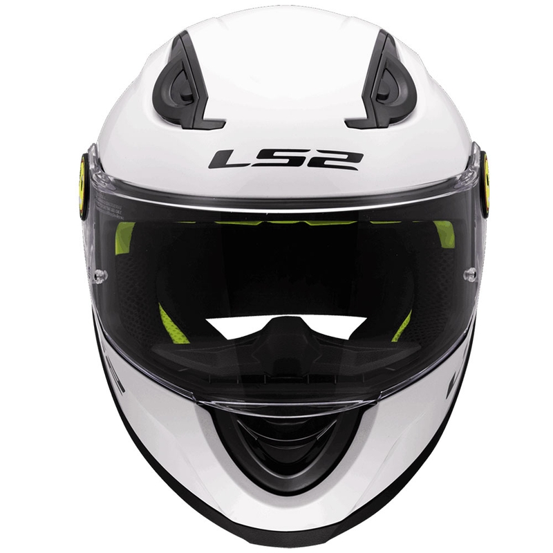 Παιδικό κράνος μοτοσικλέτας full face LS2 FF812, γυαλιστερό λευκό