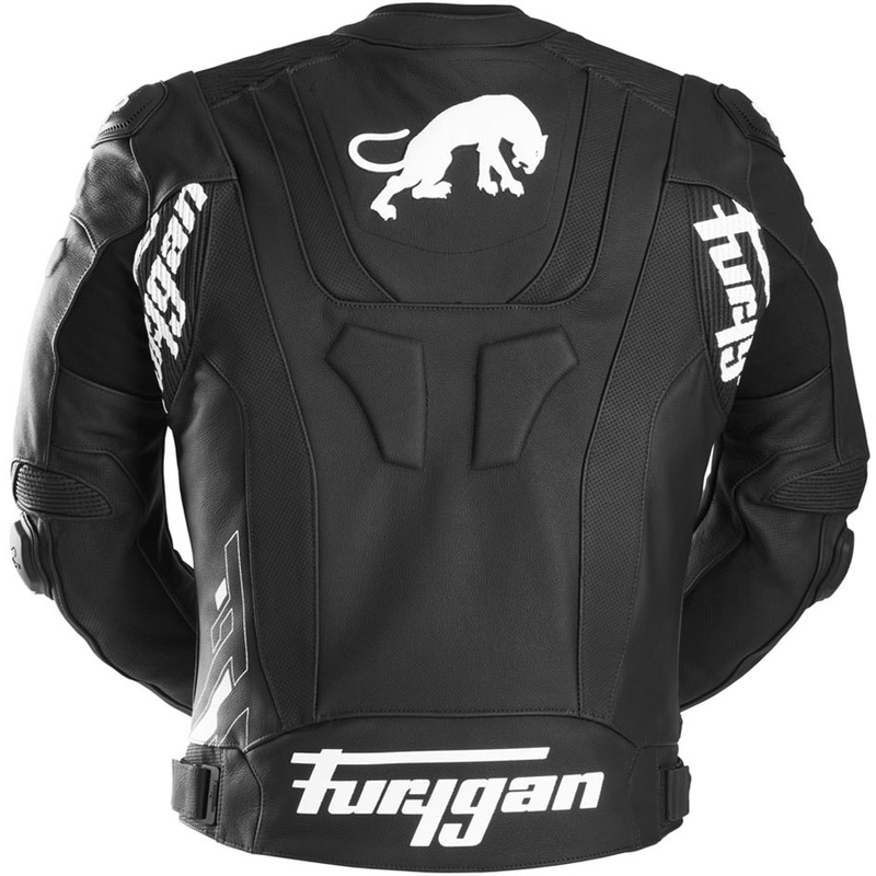Δερμάτινο μπουφάν μοτοσικλέτας Furygan Raptor Evo 3 μαύρο-άσπρο