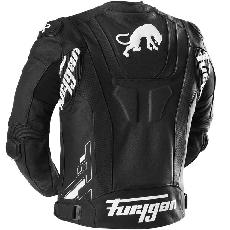 Δερμάτινο μπουφάν μοτοσικλέτας Furygan Raptor Evo 3 μαύρο-άσπρο