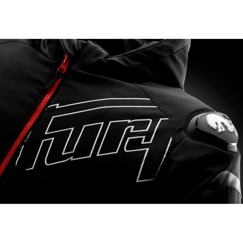 Μπουφάν μοτοσικλέτας Furygan Sektor Roadster Evo μαύρο-άσπρο-κόκκινο