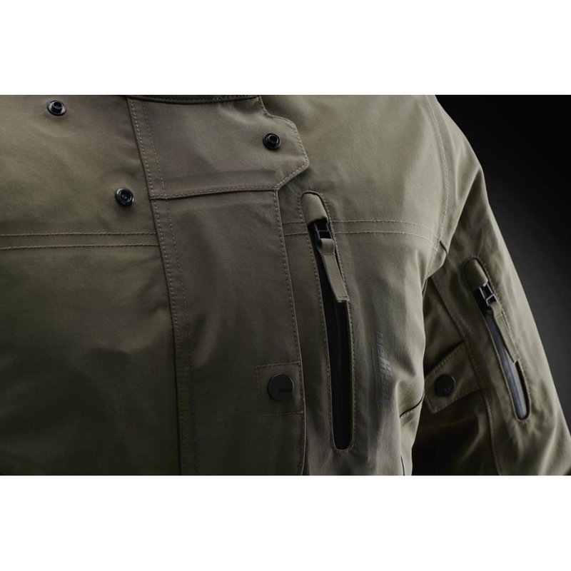 Γυναικείο μπουφάν μοτοσικλέτας Furygan Sarah Trooper σε χακί πράσινο