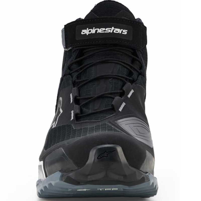 Γυναικείες μπότες μοτοσικλέτας Alpinestars Stella CR-X Drystar μαύρο-γκρι-λευκό
