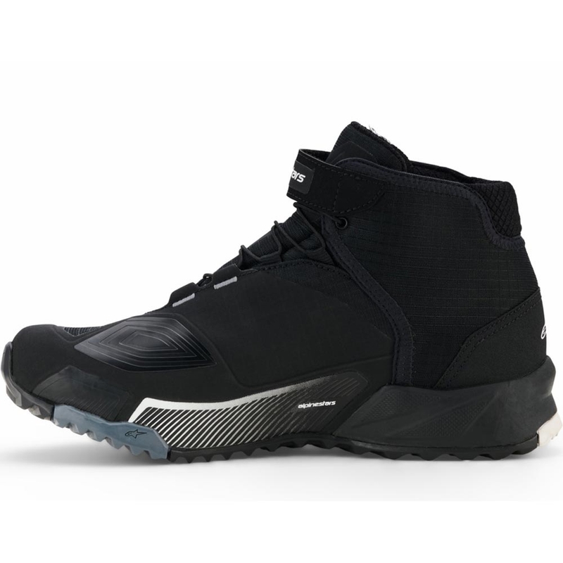 Γυναικείες μπότες μοτοσικλέτας Alpinestars Stella CR-X Drystar μαύρο-γκρι-λευκό