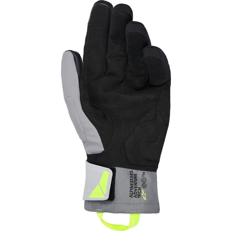 Γάντια μοτοσικλέτας Alpinestars XT-3 Drystar με μόνωση, μαύρο-σκούρο γκρι-ανοιχτό γκρι-κίτρινο