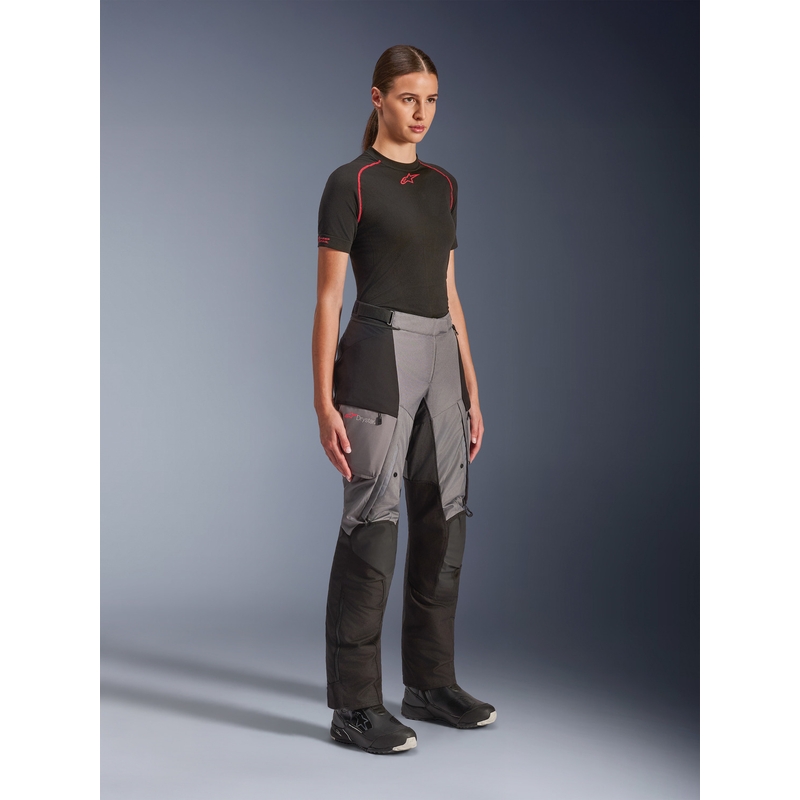 Γυναικείο παντελόνι μοτοσικλέτας Alpinestars Stella Andes V4 Drystar μαύρο-σκούρο γκρι