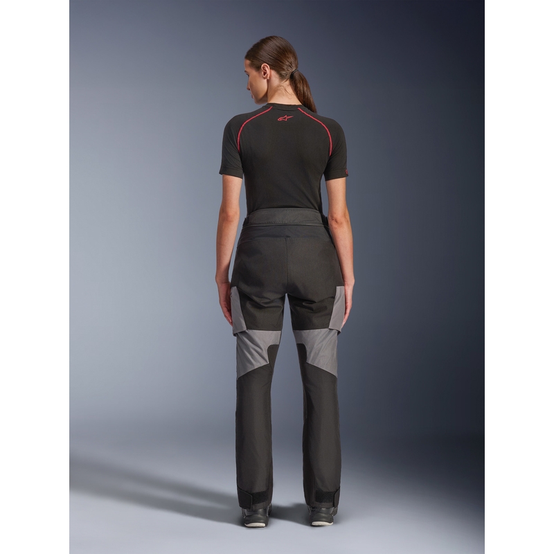 Γυναικείο παντελόνι μοτοσικλέτας Alpinestars Stella Andes V4 Drystar μαύρο-σκούρο γκρι