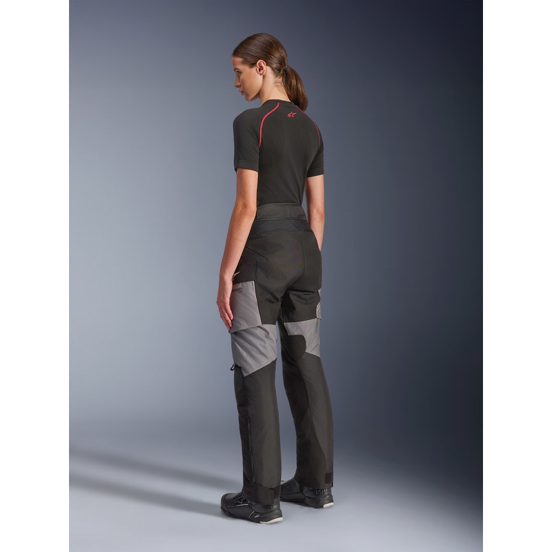 Γυναικείο παντελόνι μοτοσικλέτας Alpinestars Stella Andes V4 Drystar μαύρο-σκούρο γκρι