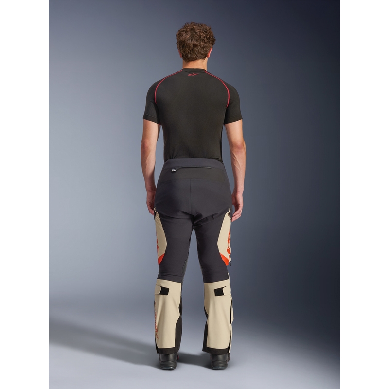 Παντελόνι μοτοσικλέτας Alpinestars Halo PRO Drystar XF κρεμ-μαύρο-κόκκινο