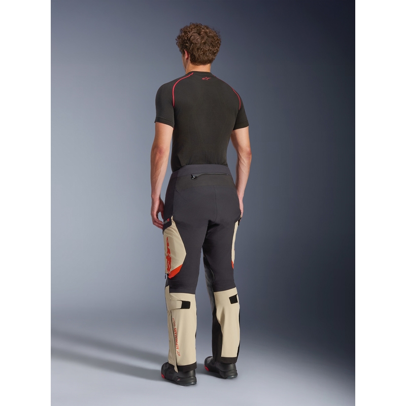 Παντελόνι μοτοσικλέτας Alpinestars Halo PRO Drystar XF κρεμ-μαύρο-κόκκινο