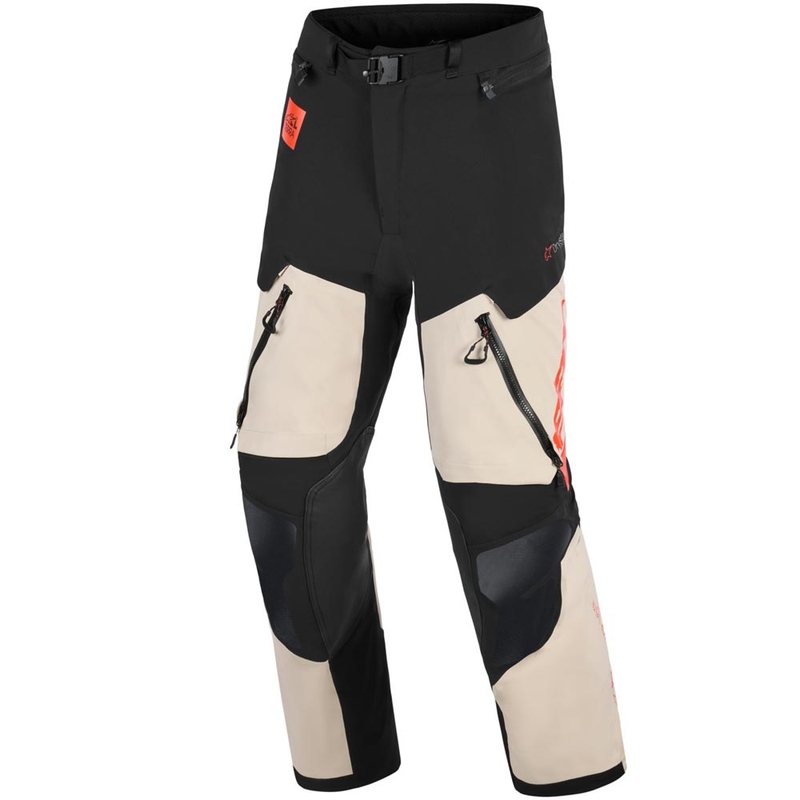 Παντελόνι μοτοσικλέτας Alpinestars Halo PRO Drystar XF κρεμ-μαύρο-κόκκινο