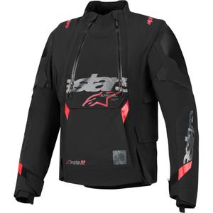 Μπουφάν μοτοσικλέτας Alpinestars Halo PRO Drystar XF μαύρο-σκούρο γκρι-κόκκινο