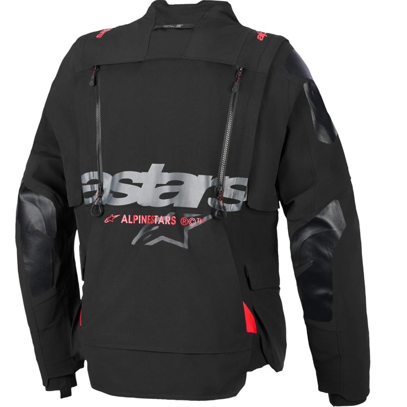 Μπουφάν μοτοσικλέτας Alpinestars Halo PRO Drystar XF μαύρο-σκούρο γκρι-κόκκινο