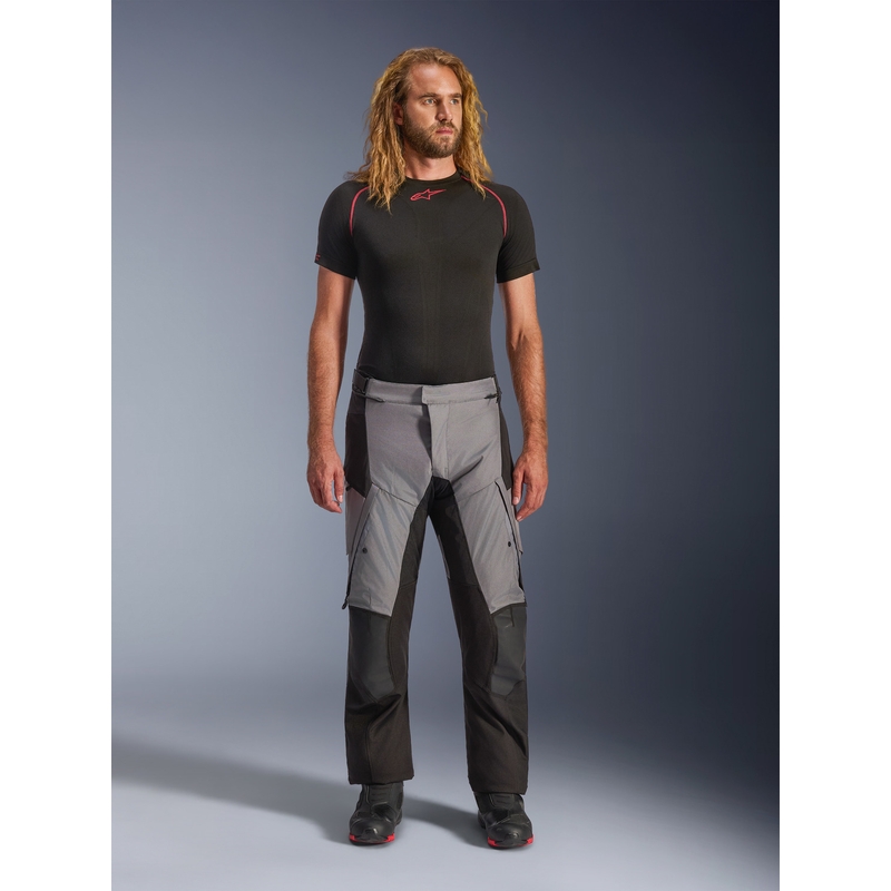 Παντελόνι μοτοσικλέτας Alpinestars Andes V4 Drystar μαύρο-σκούρο γκρι