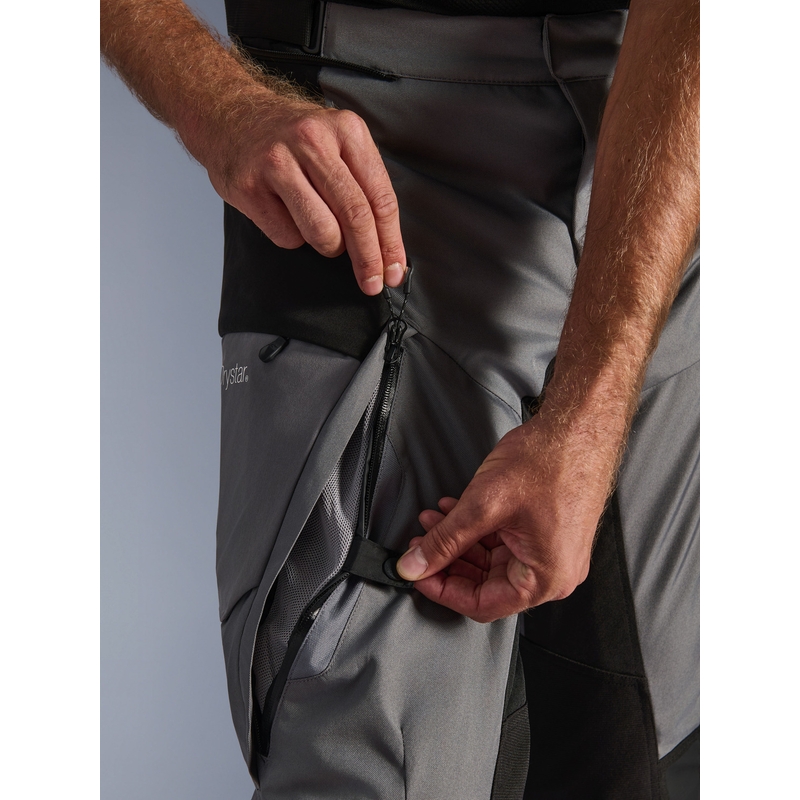 Παντελόνι μοτοσικλέτας Alpinestars Andes V4 Drystar μαύρο-σκούρο γκρι