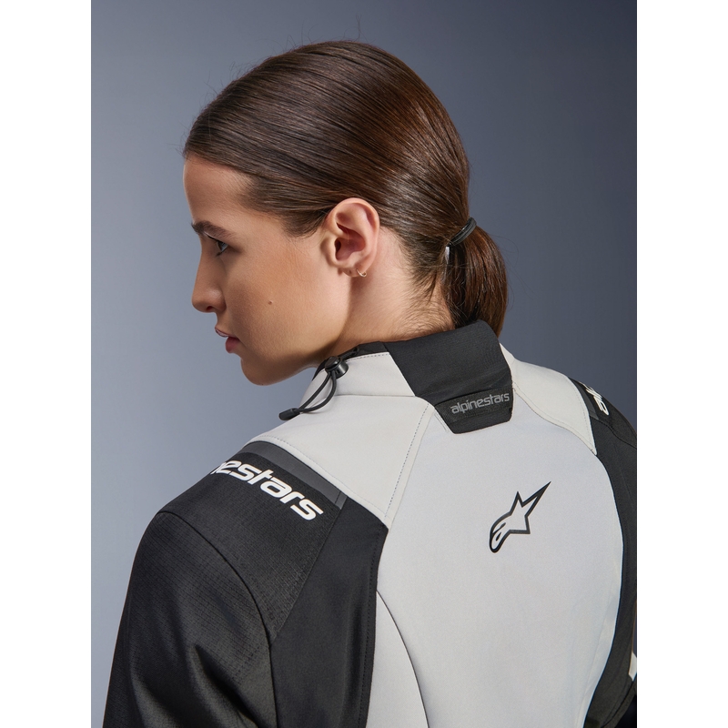 Γυναικείο Μπουφάν Μοτοσικλέτας Alpinestars Stella Andes V4 Drystar Σκούρο Γκρι-Ανοιχτό Γκρι-Μαύρο-Φθορίζον Κίτρινο