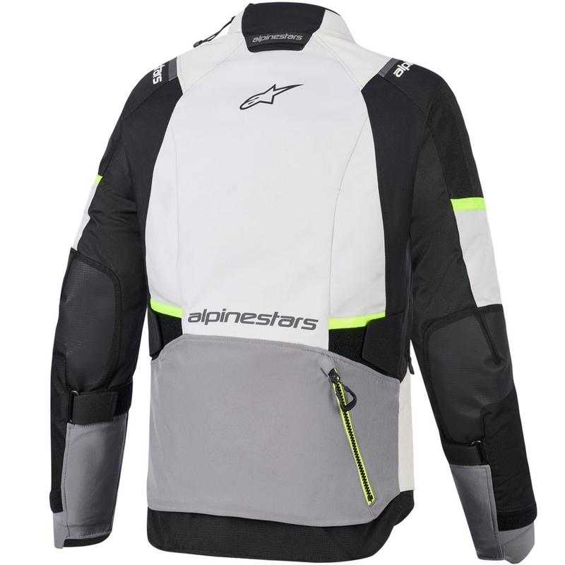 Γυναικείο Μπουφάν Μοτοσικλέτας Alpinestars Stella Andes V4 Drystar Σκούρο Γκρι-Ανοιχτό Γκρι-Μαύρο-Φθορίζον Κίτρινο