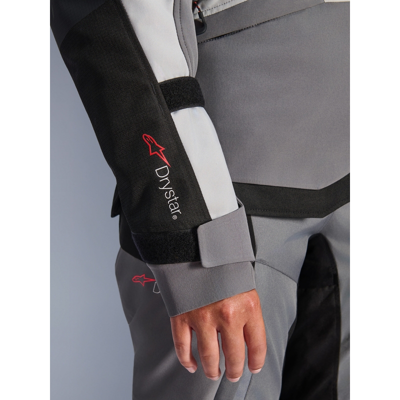 Γυναικείο Μπουφάν Μοτοσικλέτας Alpinestars Stella Andes V4 Drystar Σκούρο Γκρι-Ανοιχτό Γκρι-Μαύρο-Κόκκινο