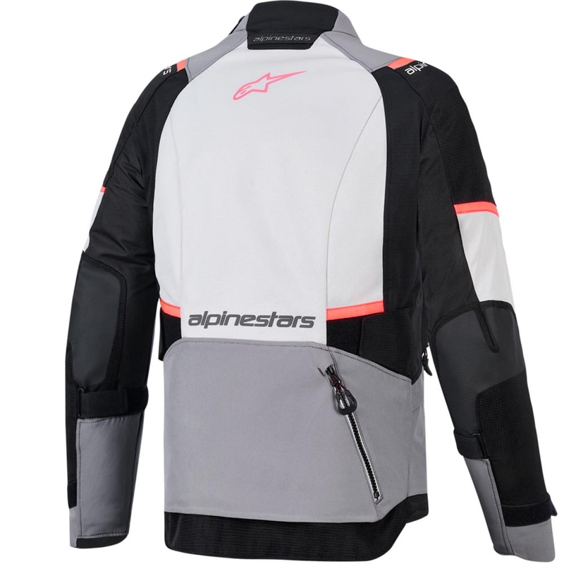 Γυναικείο Μπουφάν Μοτοσικλέτας Alpinestars Stella Andes V4 Drystar Σκούρο Γκρι-Ανοιχτό Γκρι-Μαύρο-Κόκκινο
