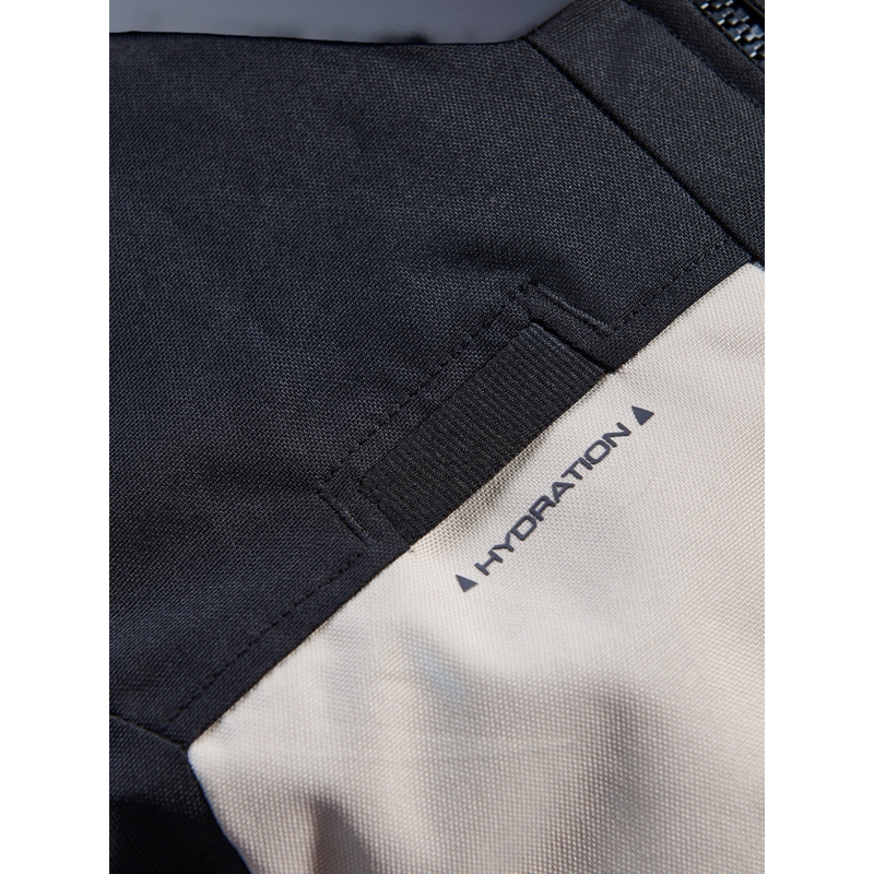 Μπουφάν μοτοσικλέτας Alpinestars Andes V4 Drystar, κρεμ-ανοιχτό καφέ-μαύρο-φλουορο-πορτοκαλί