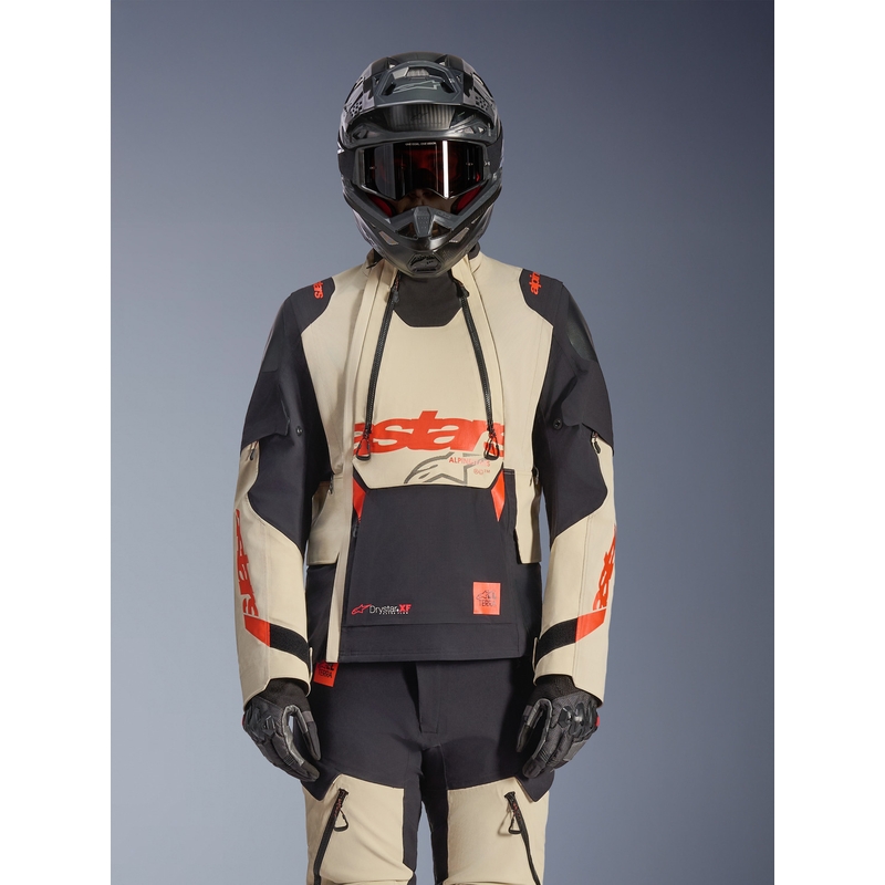 Μπουφάν Μοτοσικλέτας Alpinestars Halo PRO Drystar XF Cream-Black-Red
