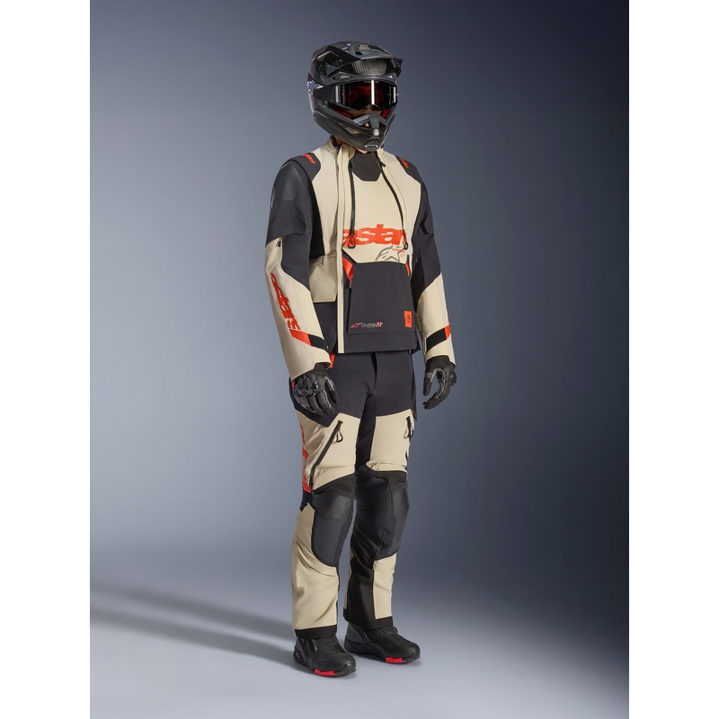 Μπουφάν Μοτοσικλέτας Alpinestars Halo PRO Drystar XF Cream-Black-Red