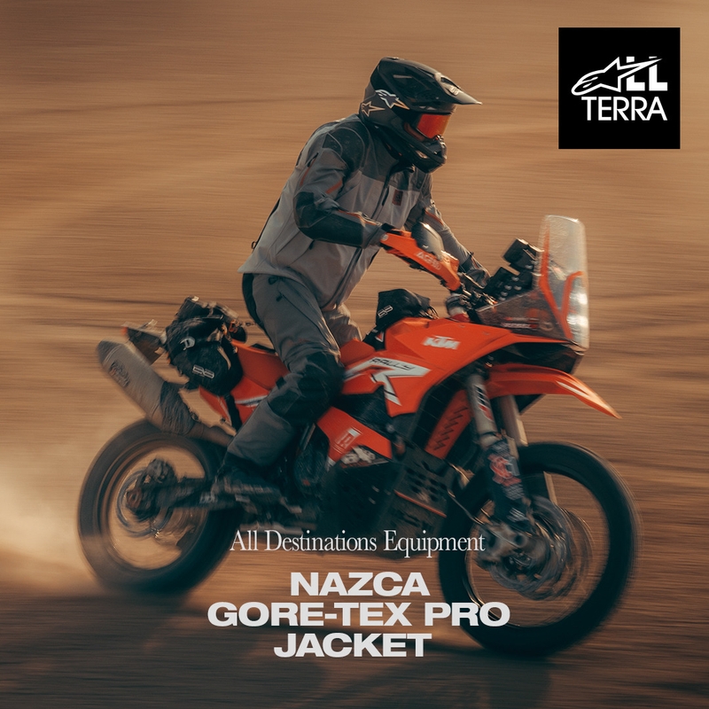 Μπουφάν μοτοσικλέτας Alpinestars Nazca 3L Gore-Tex PRO σκούρο γκρι-ανοιχτό γκρι