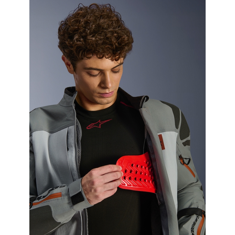 Μπουφάν μοτοσικλέτας Alpinestars Nazca 3L Gore-Tex PRO σκούρο γκρι-ανοιχτό γκρι