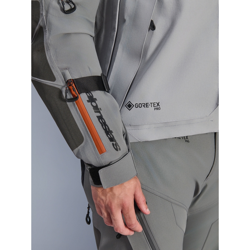 Μπουφάν μοτοσικλέτας Alpinestars Nazca 3L Gore-Tex PRO σκούρο γκρι-ανοιχτό γκρι