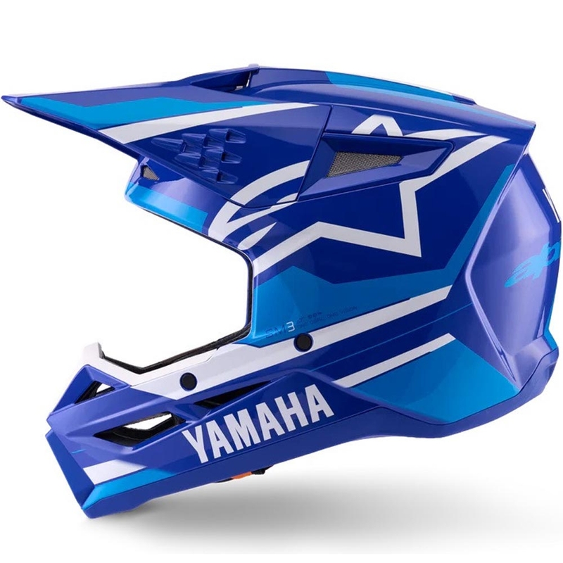 Παιδικό κράνος motocross Alpinestars S-M3 YAMAHA collection μπλε-λευκό