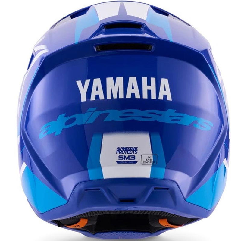 Παιδικό κράνος motocross Alpinestars S-M3 YAMAHA collection μπλε-λευκό