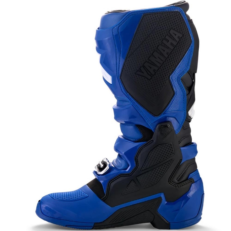 Μπότες motocross Alpinestars TECH 7 YAMAHA, μπλε-λευκό-μαύρη συλλογή
