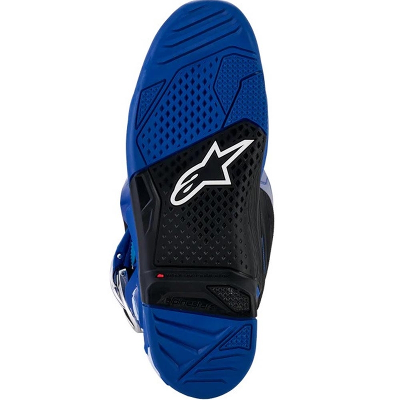 Μπότες motocross Alpinestars TECH 7 YAMAHA, μπλε-λευκό-μαύρη συλλογή