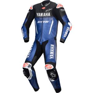Ολόσωμη δερμάτινη φόρμα μοτοσικλέτας Alpinestars GP-R7 YAMAHA GYTR TECH-AIR collection συμβατή με μπλε-μαύρο-λευκό-κόκκινο