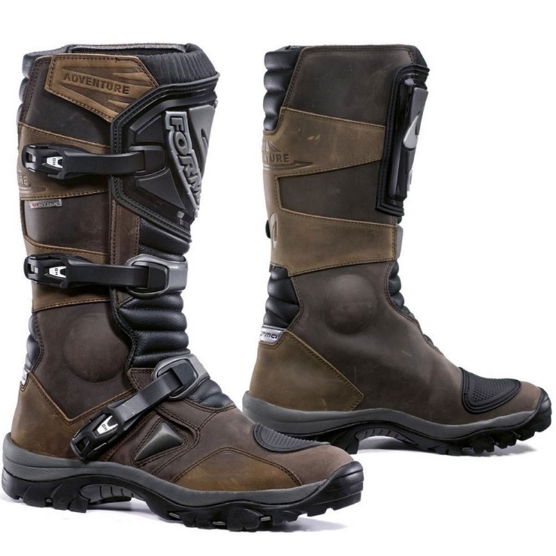 Μπότες μοτοσικλέτας Forma Adventure DRY καφέ