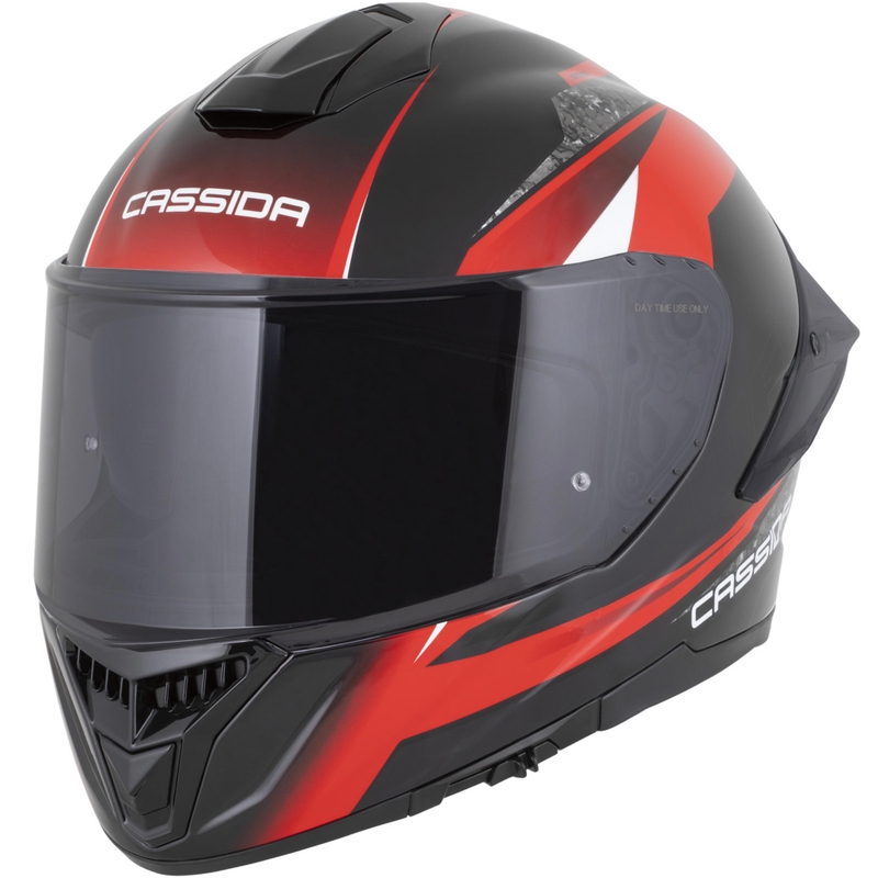 Κράνος μοτοσικλέτας Cassida Integral GTS 2.1 Mega full-face μαύρο-κόκκινο-λευκό
